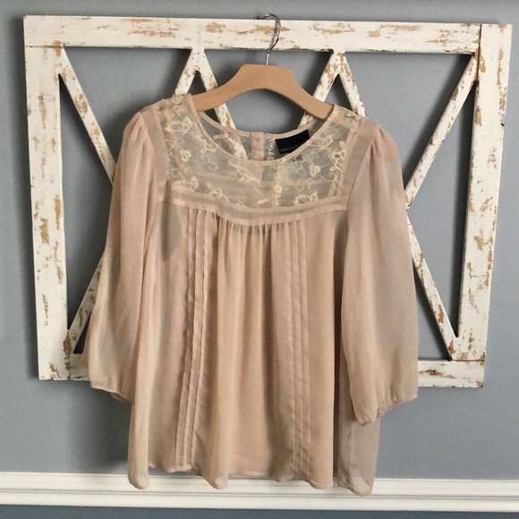 Cynthia Rowley Tops - Cynthia Rowley | Blush Pink Blouse